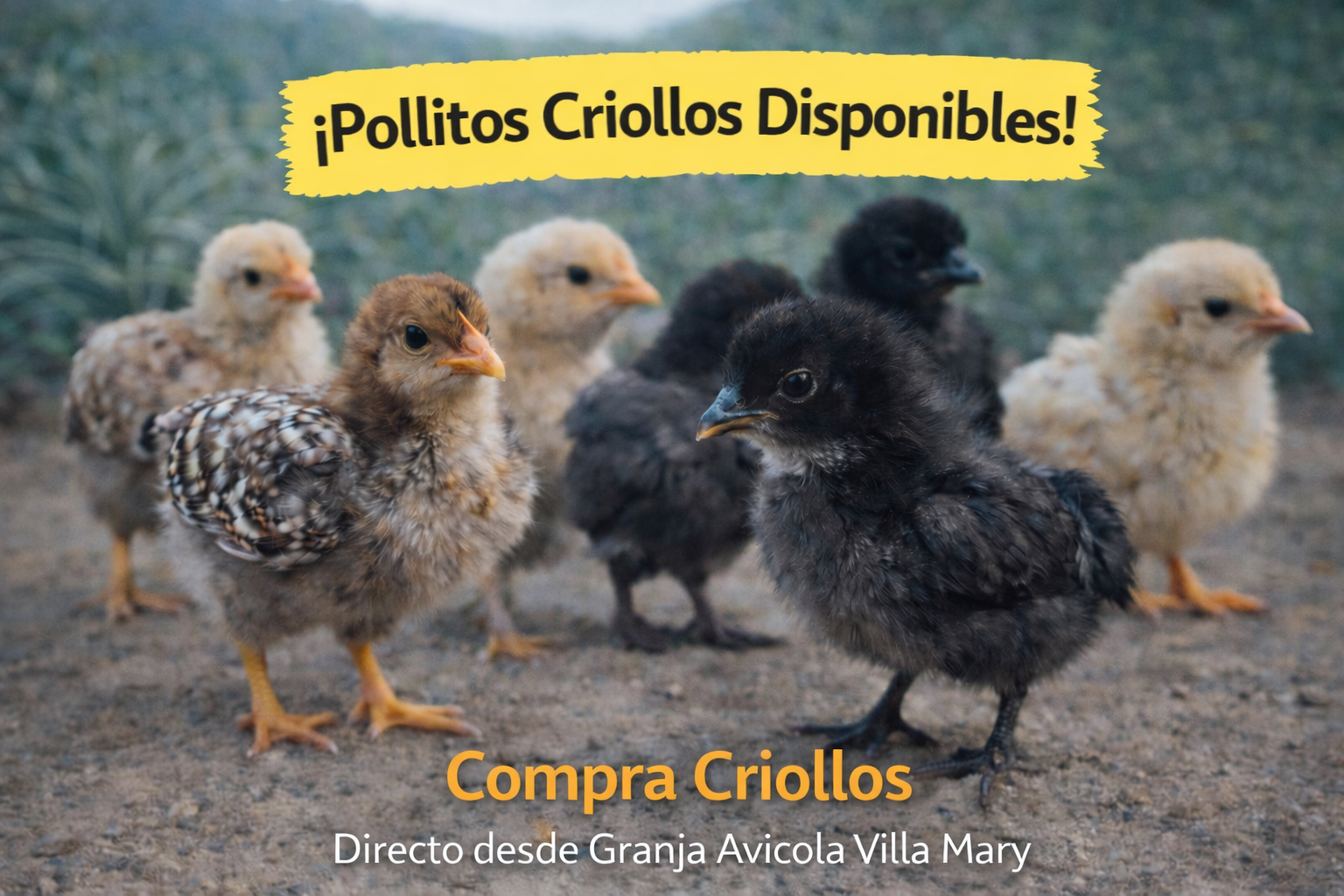 Pollos criollos